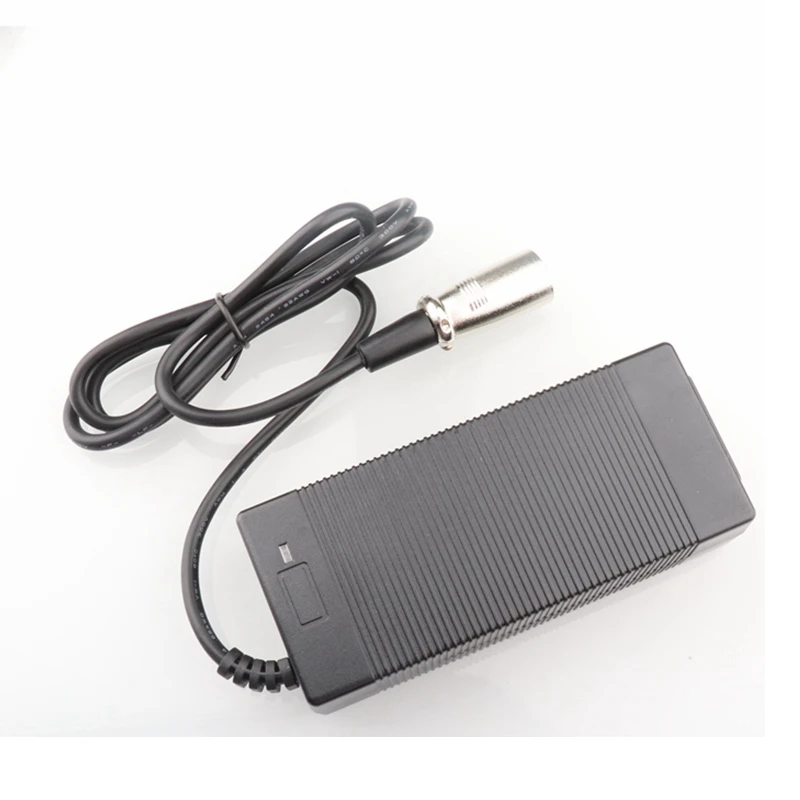 48v 2a 3pin xlr plug lead acid battery charger for 57 6v electric bicycle scooters motorcycle free global shipping