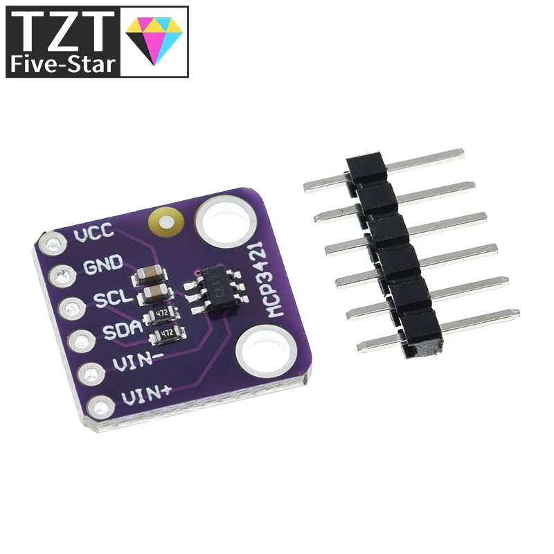 MCP3421 I2C SOT23-6 delta-sigma ADC оценочный модуль для PICkit серийный анализатор | Электронные