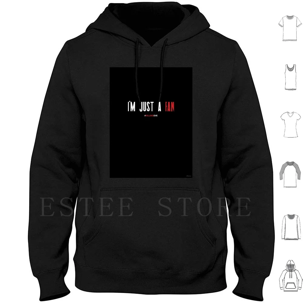 

Худи Killing Eve-I'm Just A Fan с длинным рукавом Killing Eve Villaneve Villanelle Eve