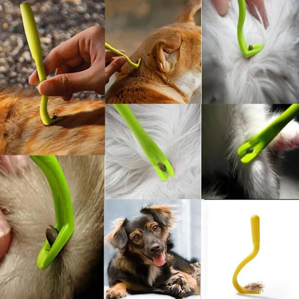 2 шт. тик твистер крючок инструмента Tick Remover аксессуары для собак с размерами