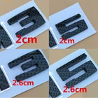 Глянцевая черная буква M M3 M5 эмблема из углеродного волокна для BMW X3 X5 X6 320 328 525 528Li автостайлинг брызговик багажник значок логотип наклейка