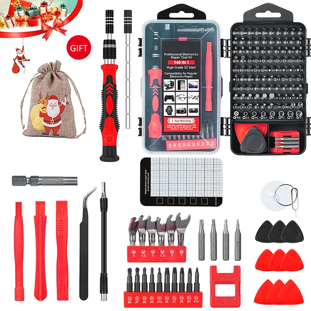 

New Mini 140 in 1 Precision Screwdriver Set,Professional Precision Screwdriver Tools Sets，Screwdriver sets Magnetic Repair Tool