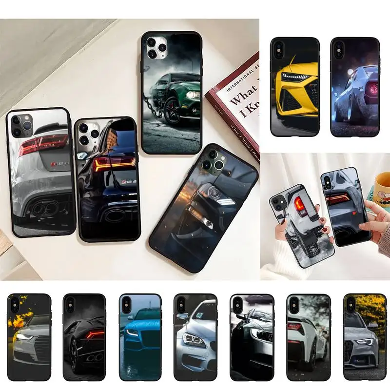 

RS sports car Phone Case for iphone 13 8 7 6 6S Plus 5 5S SE 2020 12pro max XR X XS MAX 11 Fundas Capa