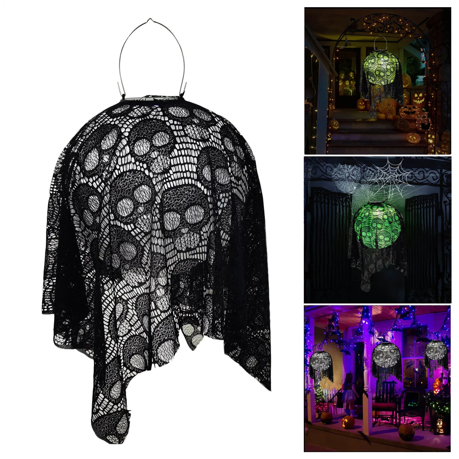 

Фонарь садовый на солнечной батарее, праздничный Led светильник для украшения дома, Вечеринки На Хэллоуин, 12 дюймов