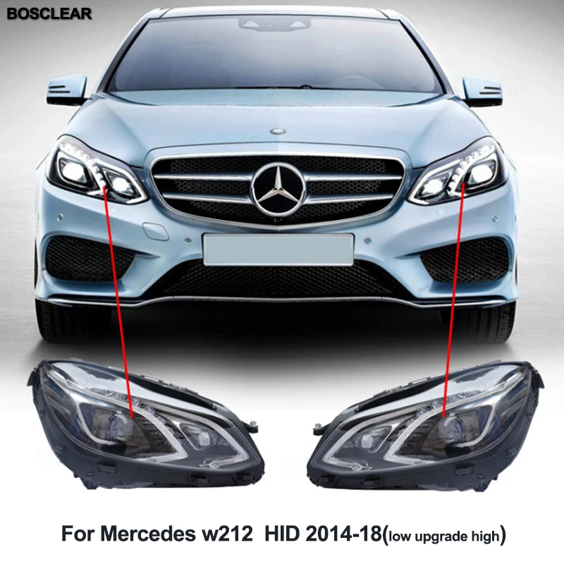 Автомобильная фара для Mercedes Benz E class W211 E240 E200 E280 W212 E180 E200L E260L E300 головного света Hid