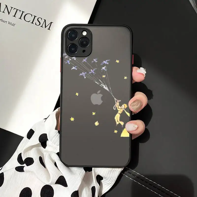 

Little Prince Phone Cases matte transparent For iphone 7 8 11 12 plus mini x xs xr pro max cover