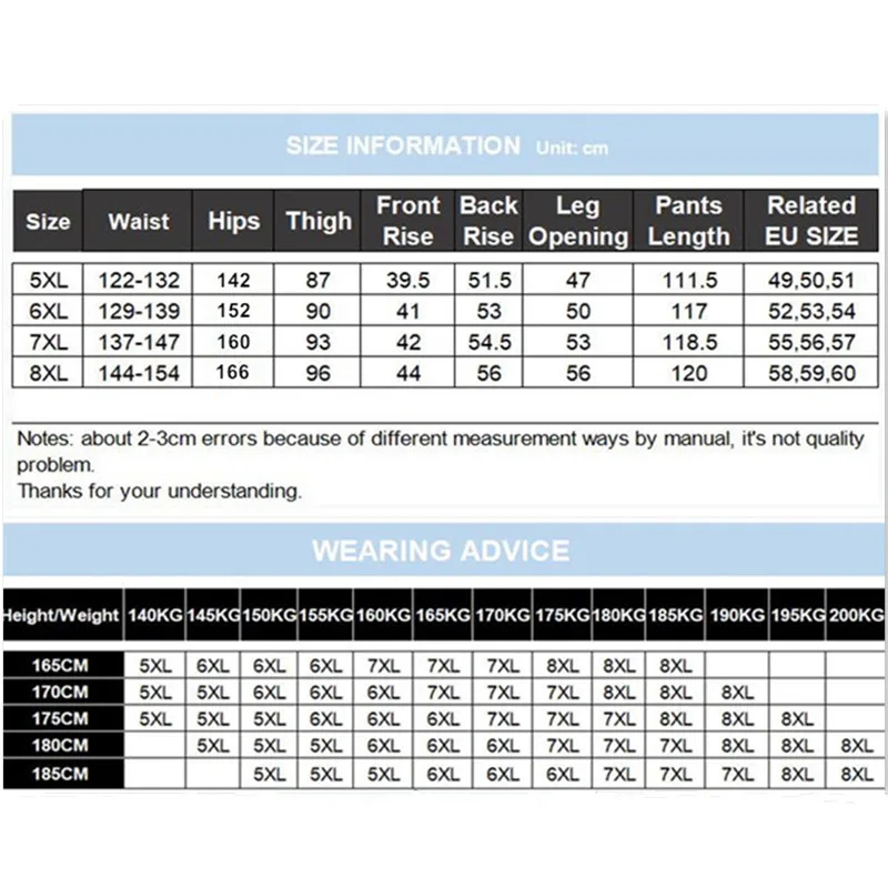 

Big Size Blue Jeans Men 5XL 6XL 7XL 8XL Black Extra Large Oversize Mens Elastic stretch Denim Trousers Male Jean Brand Pants