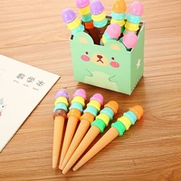 20 pcs cartoon ice cream gel pen wholesale creative stationery gel pen cute student needle water based paint pen