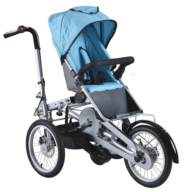 Двойная детская коляска taga twins nucia для мамы трехколесный велосипед|stroller bike|twin baby