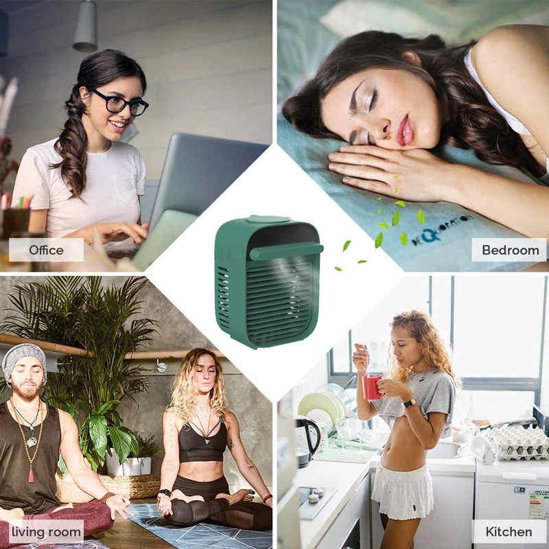 Бытовой мини кулер с водяным охлаждением портативный кондиционер увлажнитель