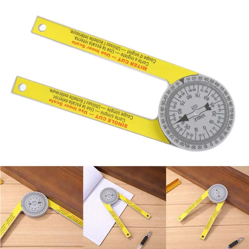

Calibration Tool Protractor Finder Angle Finder Miter Saw Goniometer Miter Gauge Arm Measuring Ruler 505p-7