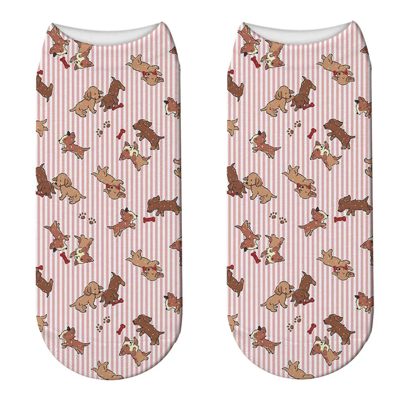 Модные 3D с героями мультфильмов без рукавов принтом кошки женские унисекс носки