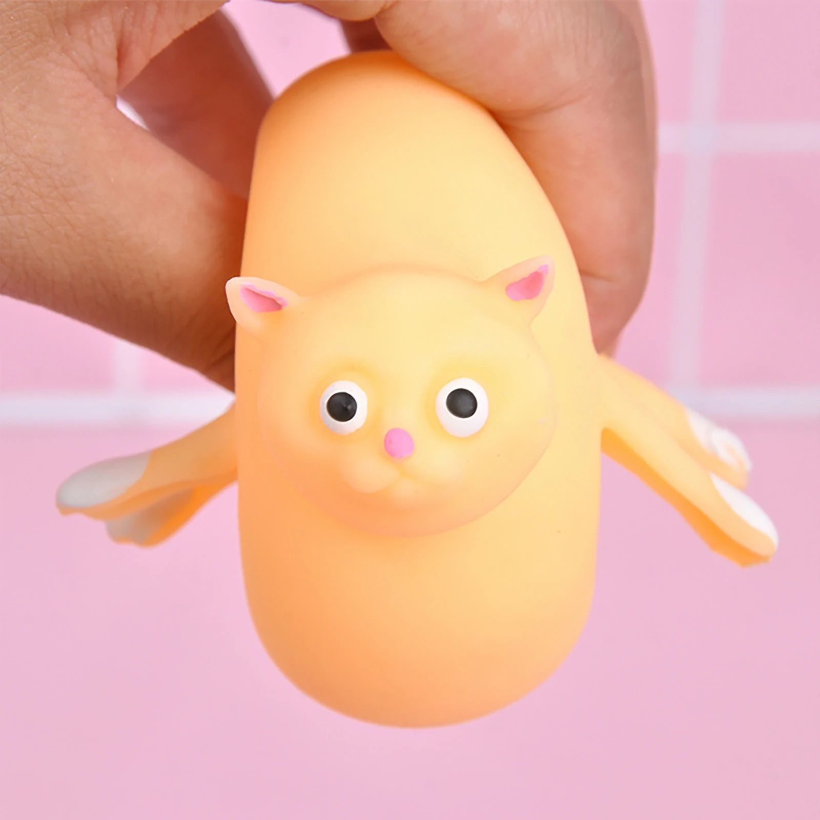 

Creative Soft Rubber Inflatable Chicken Hippo Up Animal Blow Balloon Animal Stress Relief Squeeze Toy Prank Gift