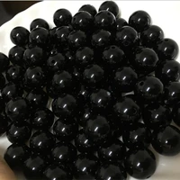 810mm black color round ball shape acrylic loose beads accessroy for diy handmade about 1 5mm hole s1051