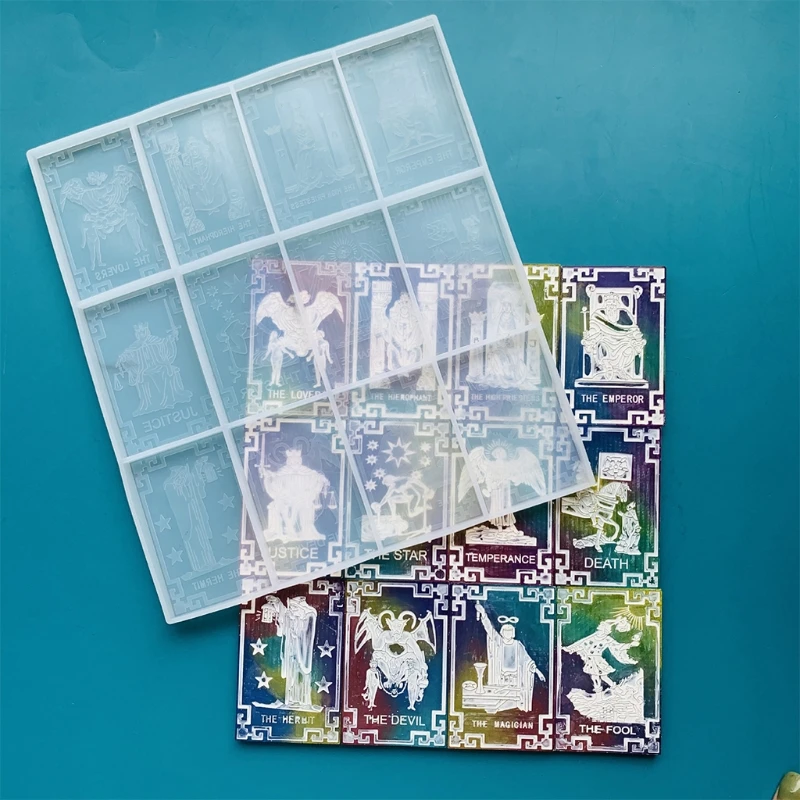 

Форма для смолы Taluo, силиконовая форма для смолы, формы для литья эпоксидной смолы для самостоятельного изготовления персонализированных и...