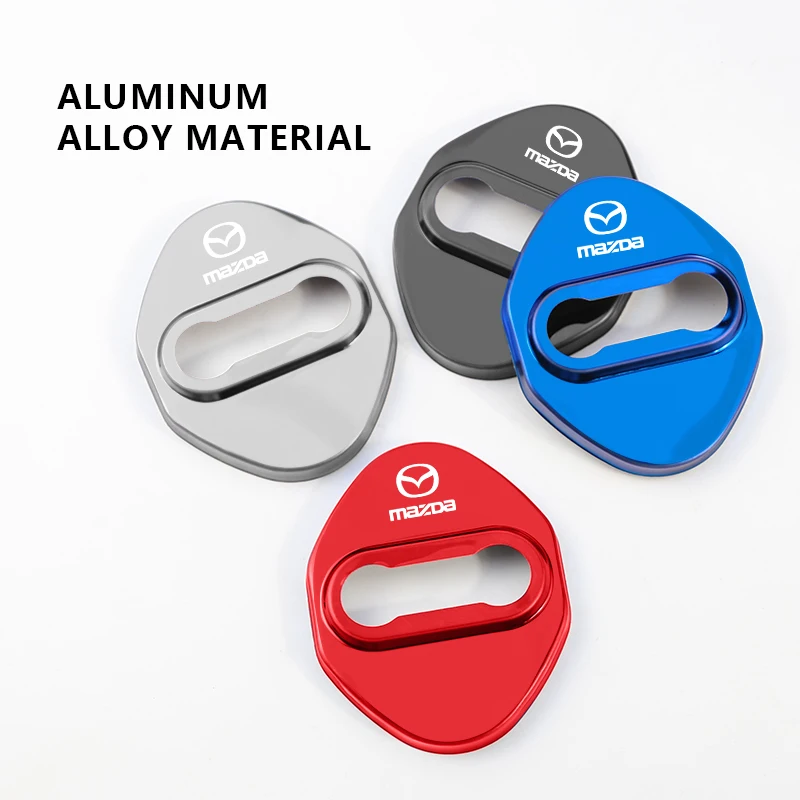 Металлический защитный чехол для дверного замка тюнинг Mazda 6 2 3 CX3 CX4 CX5 CX7 CX9 CX30 RX8 MX5
