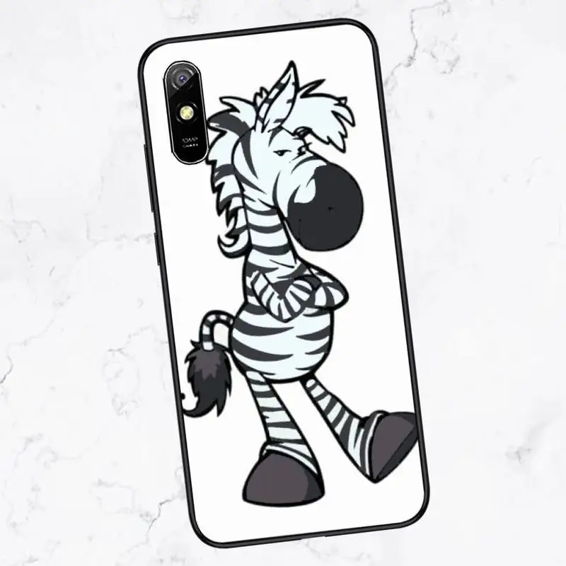 

Animal white Zebra Stripe Phone Case For Xiaomi Redmi Note 4 4x 5 6 7 8 pro S2 PLUS 6A PRO