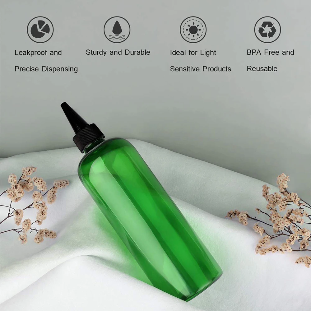 Многофункциональный 500 мл флакон для окрашивания волос ПЭТ пластиковые