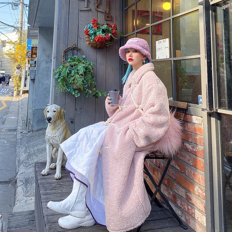 Женская куртка осень-зима 2020 модное корейское милое пальто размера плюс с мехом