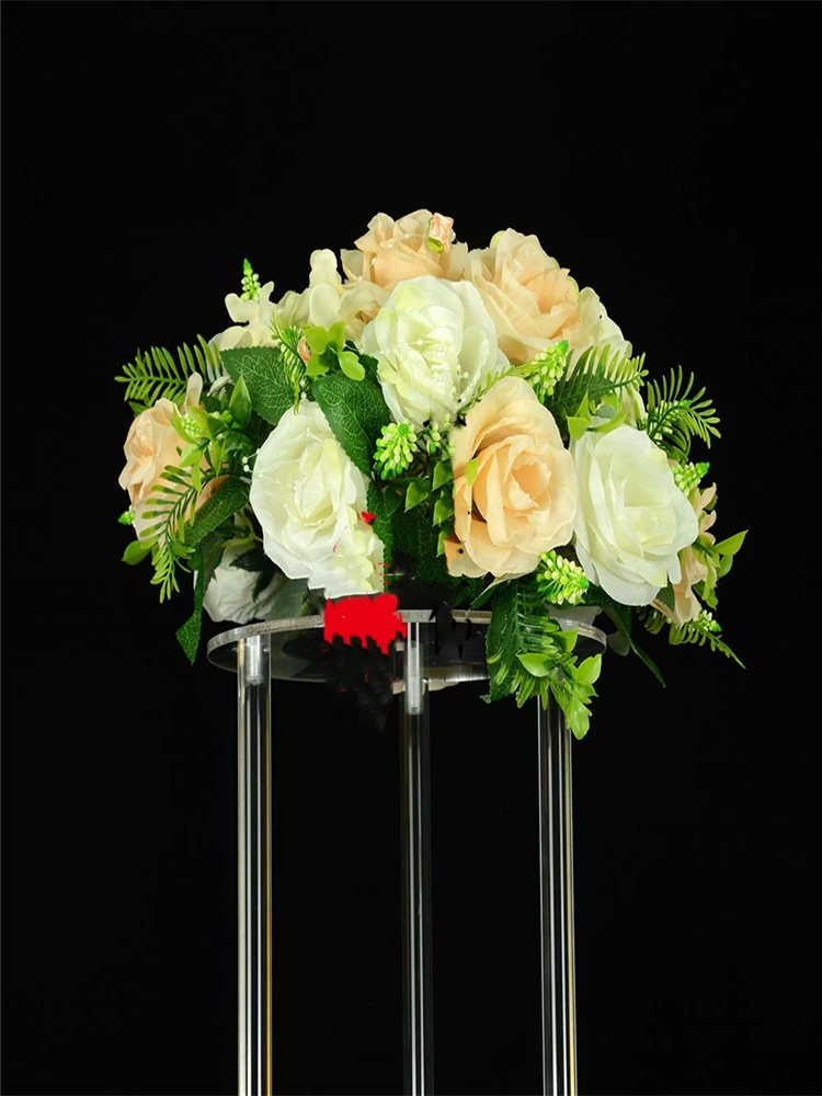 Свадебные акриловые геометрические дорожные прозрачные рамки с круглой основой