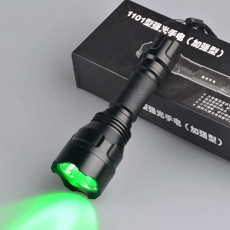 TMWT Hunting Fishing Tactical Flashlight Use 18650 XPE LED Powerful Green Red Flash Light Torch Lamp for Camping | Освещение
