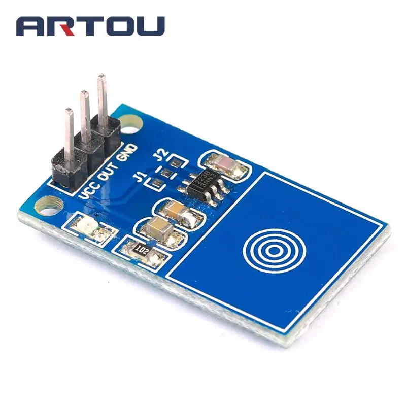 TTP223 емкостный сенсорный модуль переключателя напряжения 2 0-5 5 в цифровой датчик IC