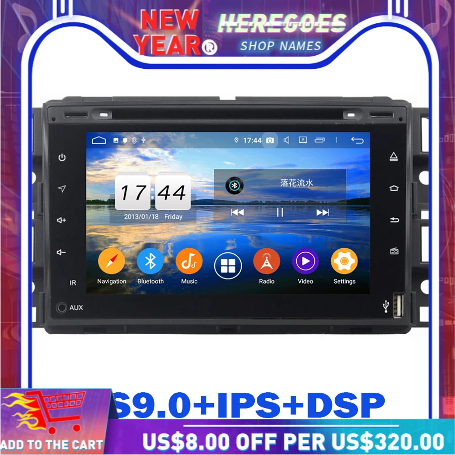 DSP IPS Android 10 0 Octa Core 6B ROM для GMC Yukon Tahoe 2007 2012 автомобильный DVD плеер GPS Glonass Map RDS радио wifi