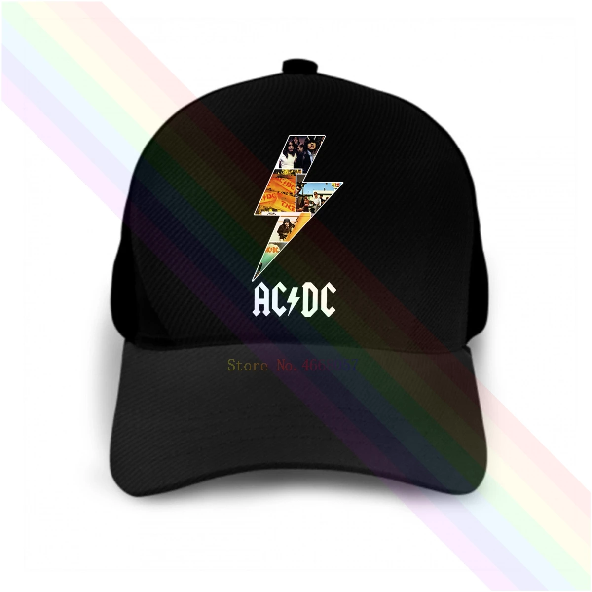 Новинка 2020 Классическая Черная Бейсболка унисекс с логотипом AC DC Rock Highway To