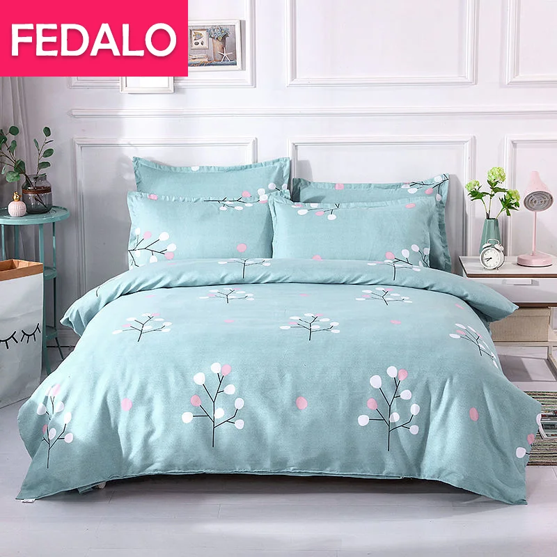 

Four-piece bedding thick sanded duvet cover sheet single double student dormitory bunk bed three-piece set