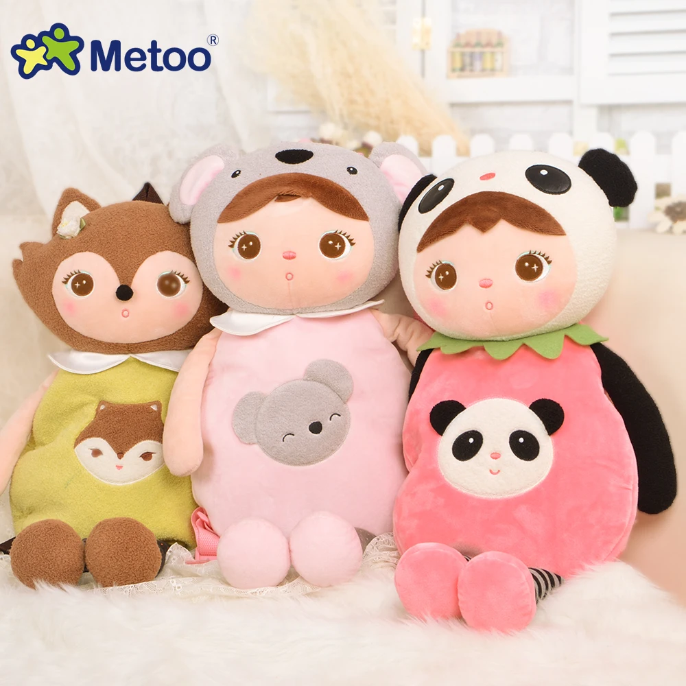 Симпатичный плюшевый рюкзак Metoo кепппель Ангела Кролик коала панда школьные