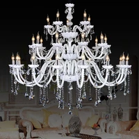 modern large crystal chandeliers for hotels bohemian crystal lights white chandelier lighting stairs long fixture maria theresa