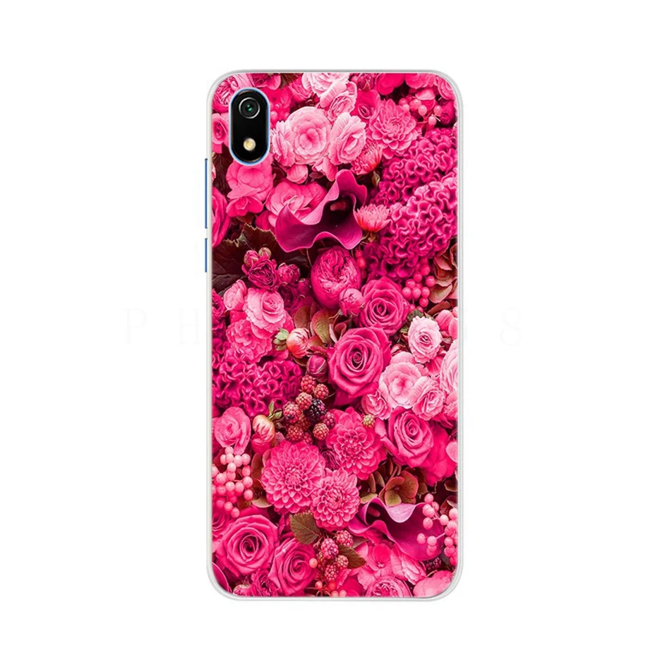 Dành Cho Xiaomi Redmi 7A Ốp Lưng Siilicone Mềm Mại Ốp Lưng TPU Cho Xiaomi Redmi 7A 7 Một Redmi7A Ốp Điện Thoại 5.45 ''Hình Mèo Dễ Thương Bao Ốp Lưng xiaomi leather case