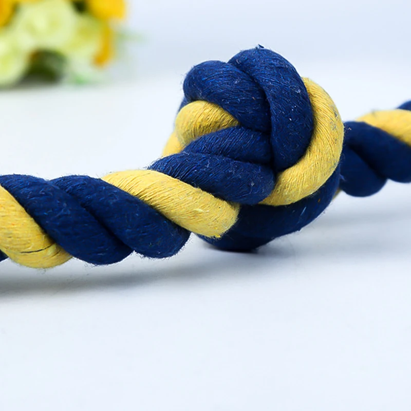 

Unique Shape Bite Resistant Pet Dog Chew Toys for Small Dogs Cleaning Teeth Puppy Dog Rope Knot Ball Toy Playing Dogs Toys Pets