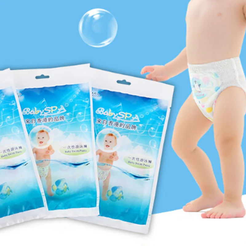 

Individually Packaged Baby Disposable Swim Trunks Baby Waterproof Diapers Infant Swimming Diapers
