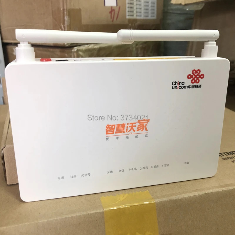 

2019 новая модель ZTE F677 GPON ONU 3FE + 1GE + 1Tel + USB + Wifi, английская прошивка, Оптический линейный терминал, та же функция F623 F663N F660