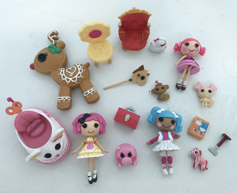 Мини-кукла Lalaloopsy с аксессуарами для питомцев 16 шт. в наборе коллекционные фигурки