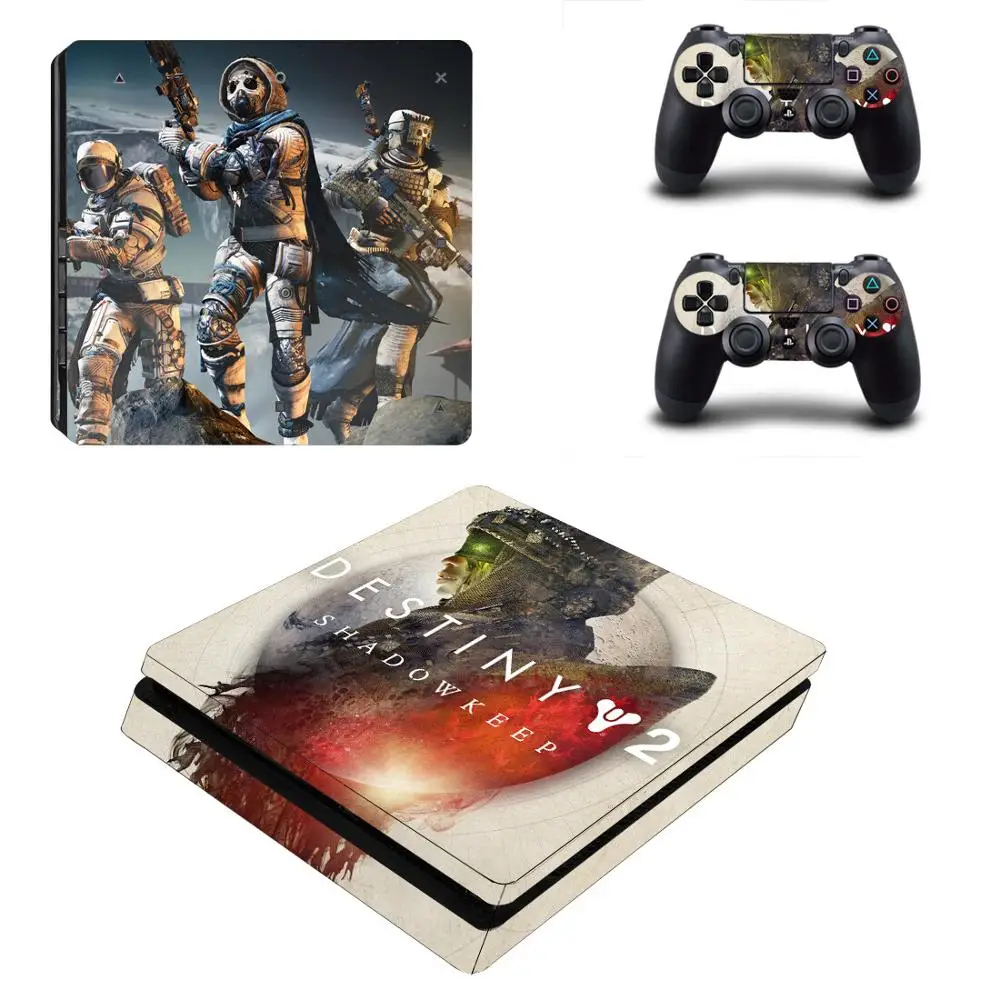 YSP4S-3952 Destiny 2 Shadowkeep PS4 тонкая кожа Наклейка для playstation 4 консоль и контроллер PS4 тонкая кожа Наклейка виниловая - Цвет: YSP4S-3952