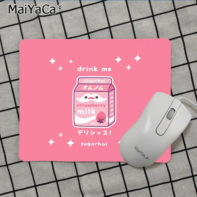 Maiya Kawaii Japanese Strawberry Milk MousePads Computer Laptop Anime Mouse Mat Top Selling Wholesale Gaming Pad mouse | Компьютеры и