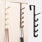 Дверная вешалка навесной шкаф для одежды для дома из пластика для хранения над дверью кошелек держатель для сумки рельсы крючки для организации настенный крючок