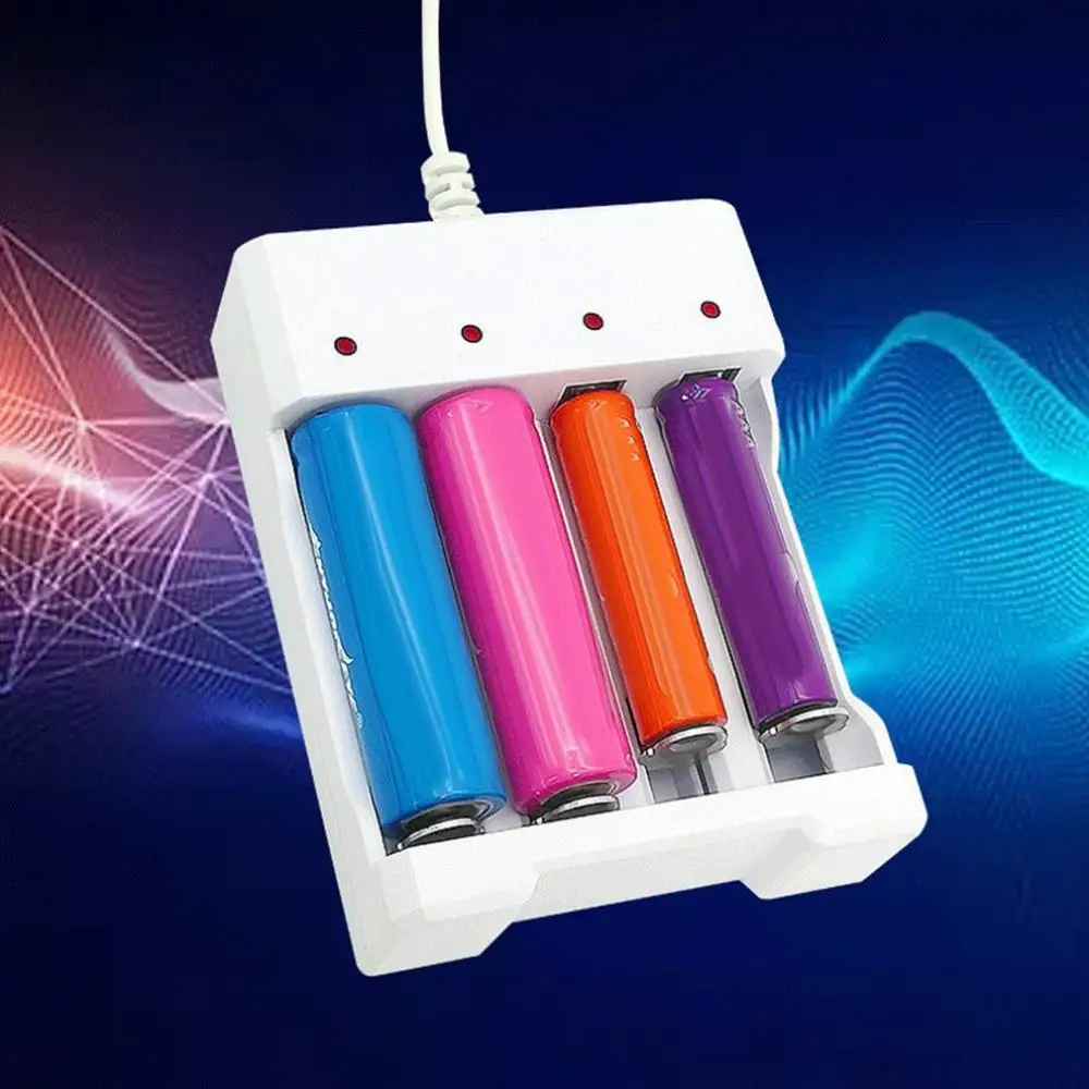 USB 4 слота 3 Быстрая зарядка зарядное устройство защита от короткого замыкания AAA и