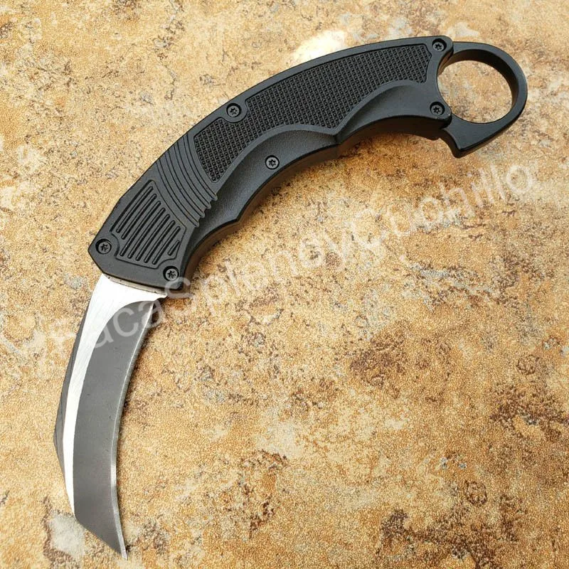 Нож-карамбит Komodo Dragon Тактический карманный складной клинок двойного действия из