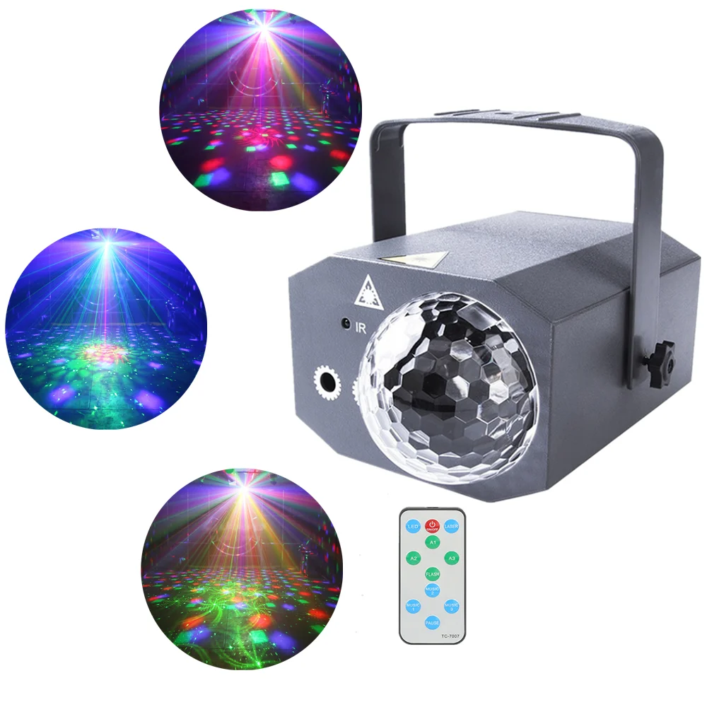 Диско сценическое освещение лазерный проектор светодиодный волшебный шар