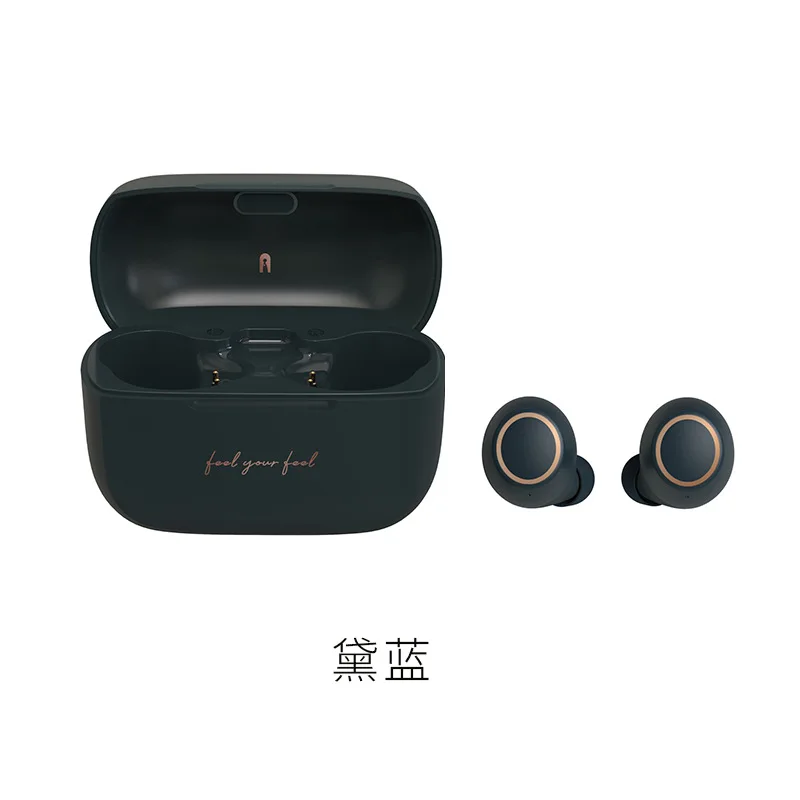 Edifier X Maoxin Беспроводная bluetooth-гарнитура 5,0 Женская Мини TWS маленькая двойная ручка вызова в ухо длинный режим ожидания - Color: Dark Blue