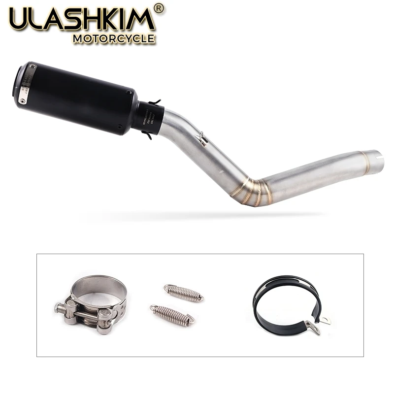 

TRK502 Motorcycle Muffler Pipe Racing Full Exhaust System Middle Link Pipe Slip On For Benelli TRK 502 DB-Killer