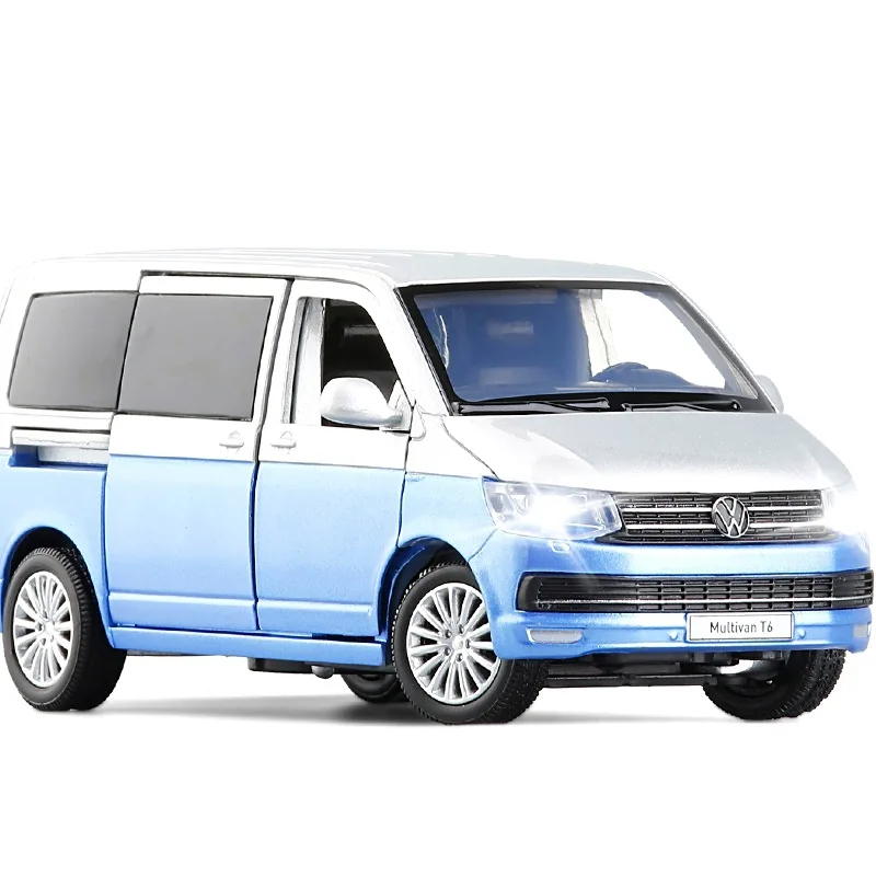 

Модель автомобиля Volkswagen Multivan T6 из цинкового сплава, 1:32