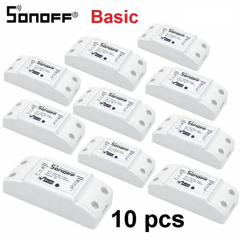 Беспроводной смарт-выключатель SONOFF Basic с Wi-Fi 10 А 220 В | Электроника