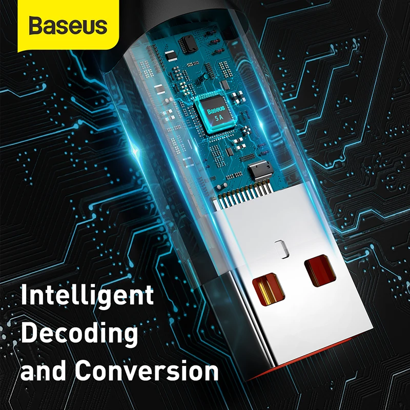 

Baseus 5A USB Type C Cable For Xiaomi mi 9 10 pro Huawei Samsung Mobile Phone Fast Charging USBC Wire USB-C Type-c Charger Cord