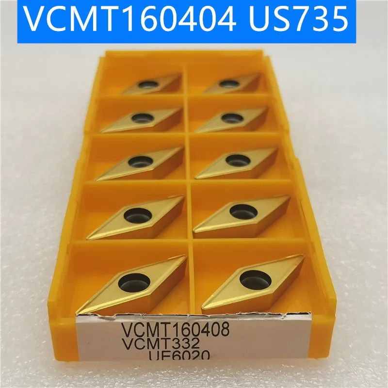 10 шт. VCMT160404 VCMT160408 MA UE6020 VP15TF внешние токарные инструменты карбидная вставка токарный станок резак инструмент токарная пластина
