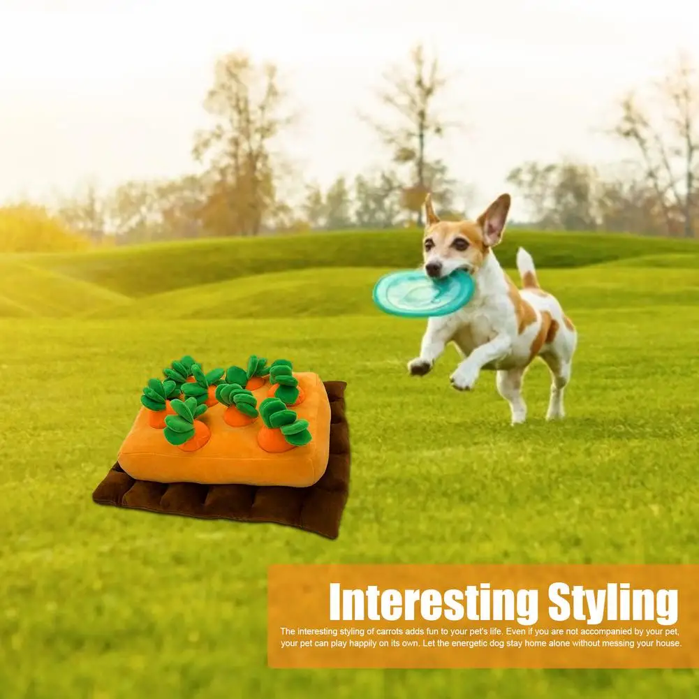 

1pcs Puppy Toy Dog Snuffle Mat Educational Carrot Land Creative Dog Plaything Pet Training Mat