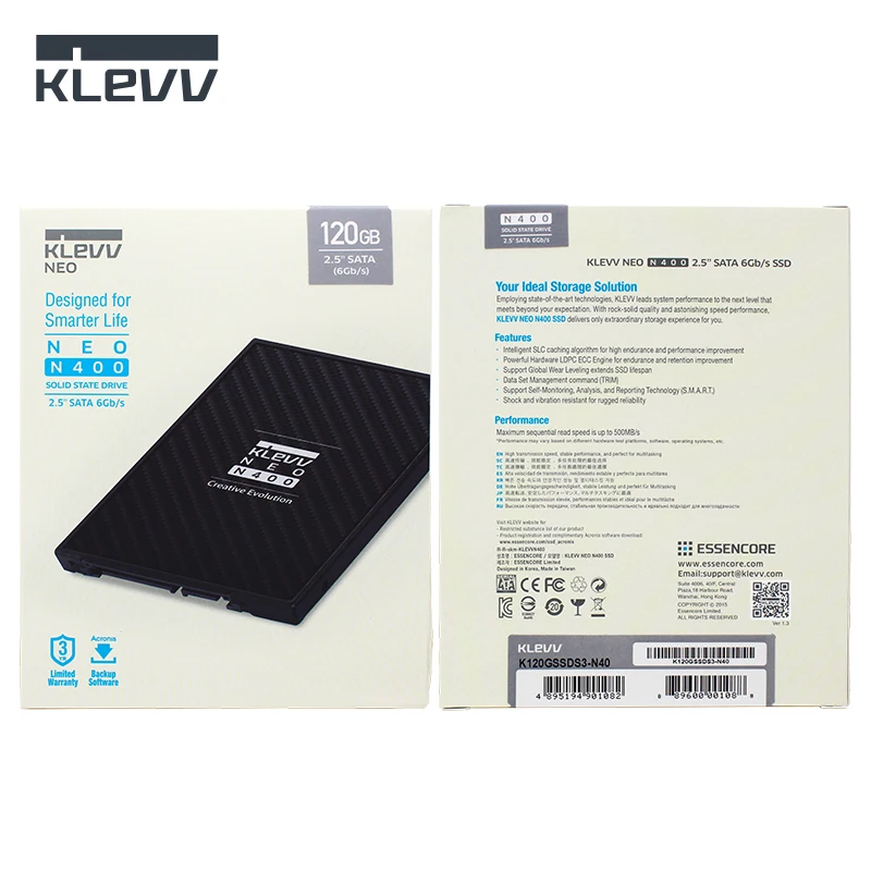 SSD- KLEVV NEO N400, 480 , 240 , 120 , . 500 ,   SATA III SLC,